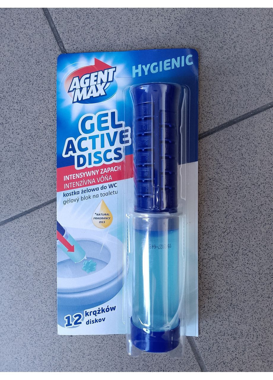 Шприц-гель для унітазу Agent Max 75 мл.Hygienic Biedronka (364662271)