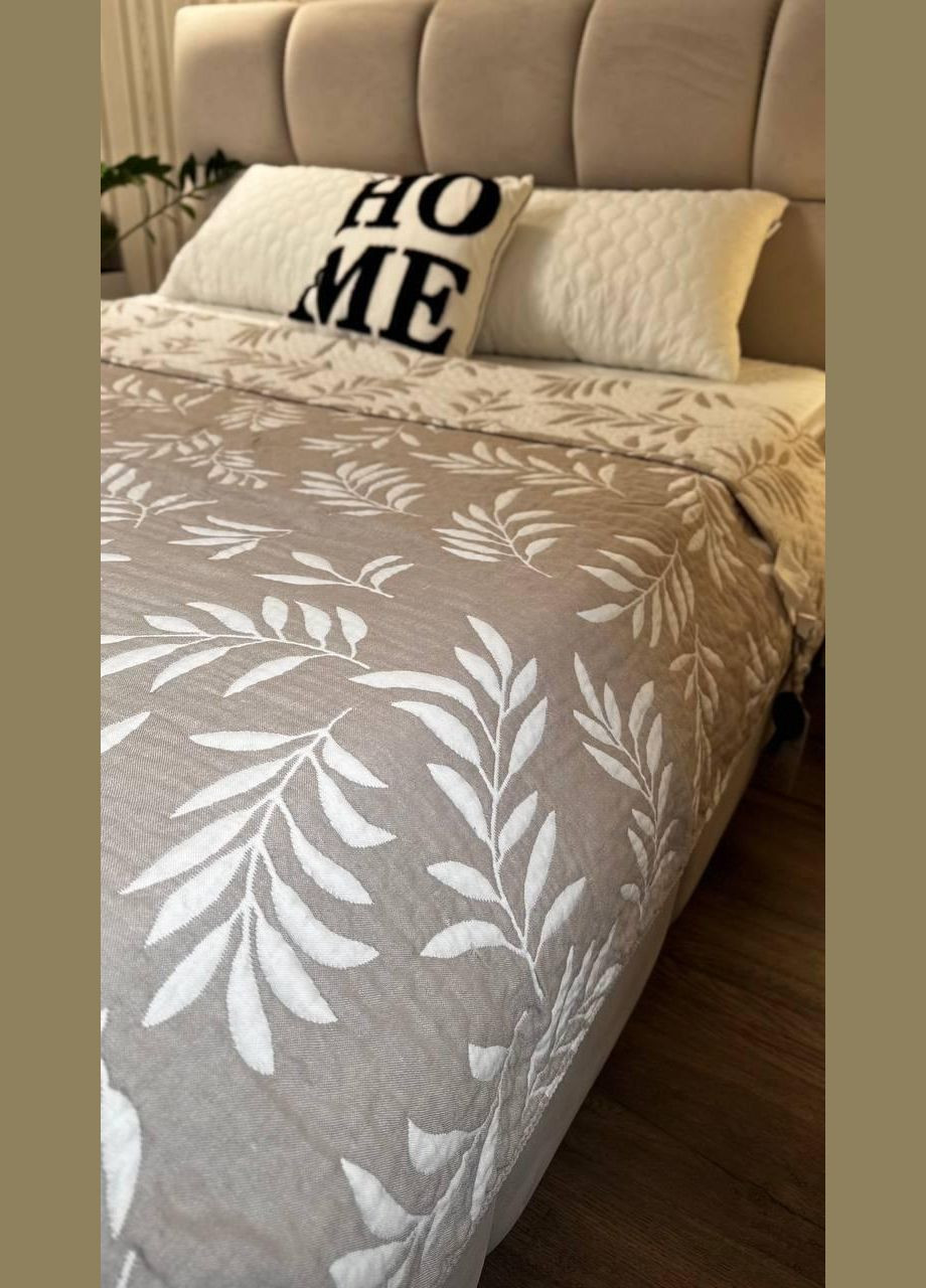 Покрывало хлопковое Евро 200х230 Пудра (П4К-muslin25-007-02) No Brand (342097545)