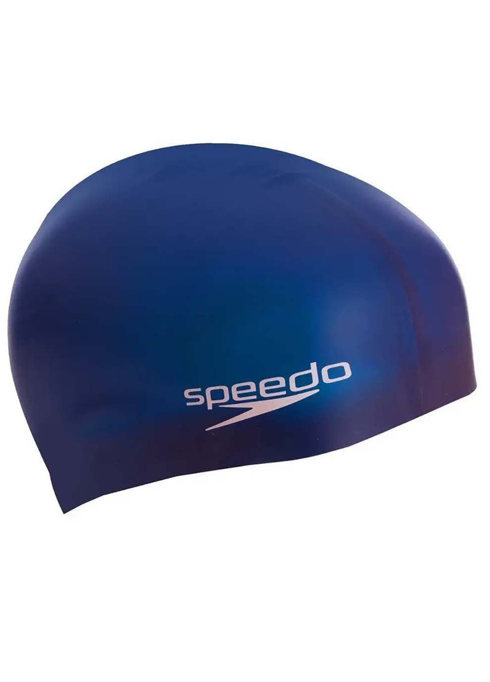 Шапка для плавання FLAT SILICONE CAP AU темно-синій Speedo (333958991)