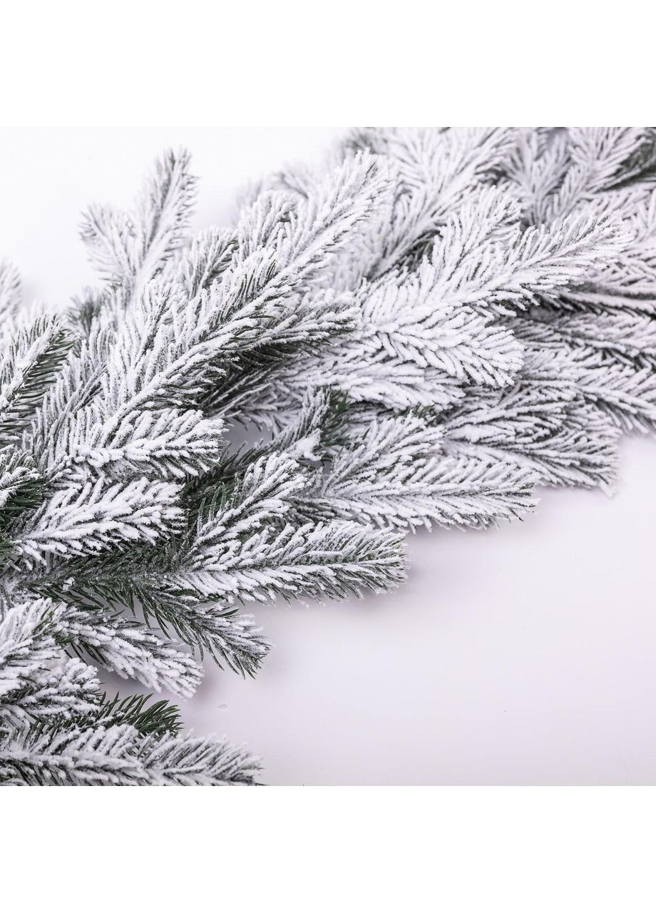 Хвойна лита гірлянда 2 м засніжені гілки ялинки TD-BRNCHSN2 LUGI (370373769)