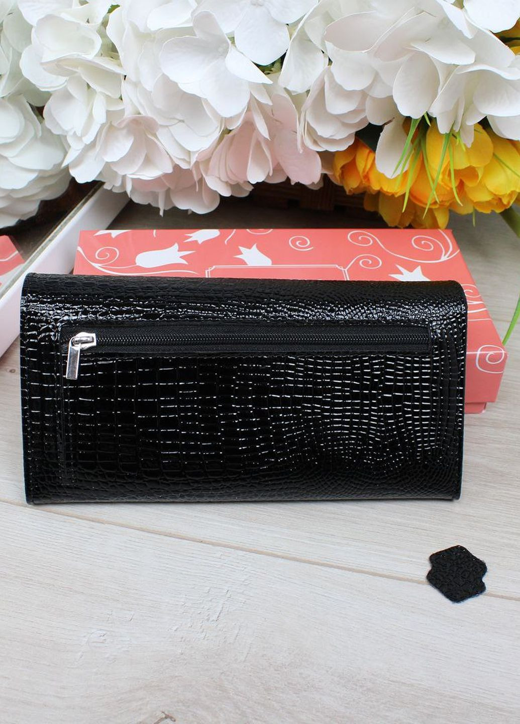 Классический женский кошелек из натуральной лакированной кожи Vishnya (322763819)