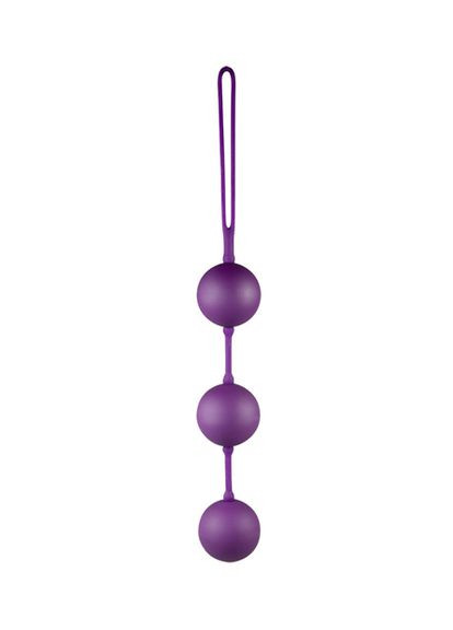Вагинальные шарики Velvet Balls 3 Фиолетовые CherryLove You2Toys (282963179)