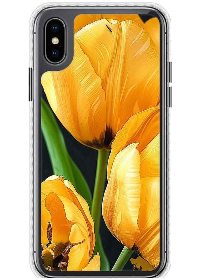 Чохол Bumper чохол 'Жовті тюльпани' для Endorphone Apple iPhone XS (282930445)