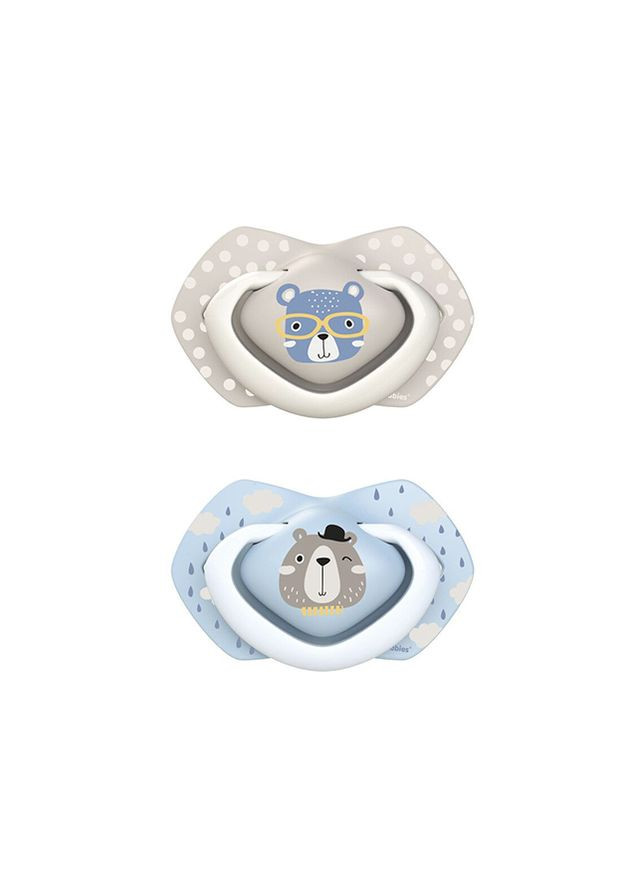 Пустушка силіконова симетрична колір різнокольоровий ЦБ-00237730 Canpol Babies (279302992)