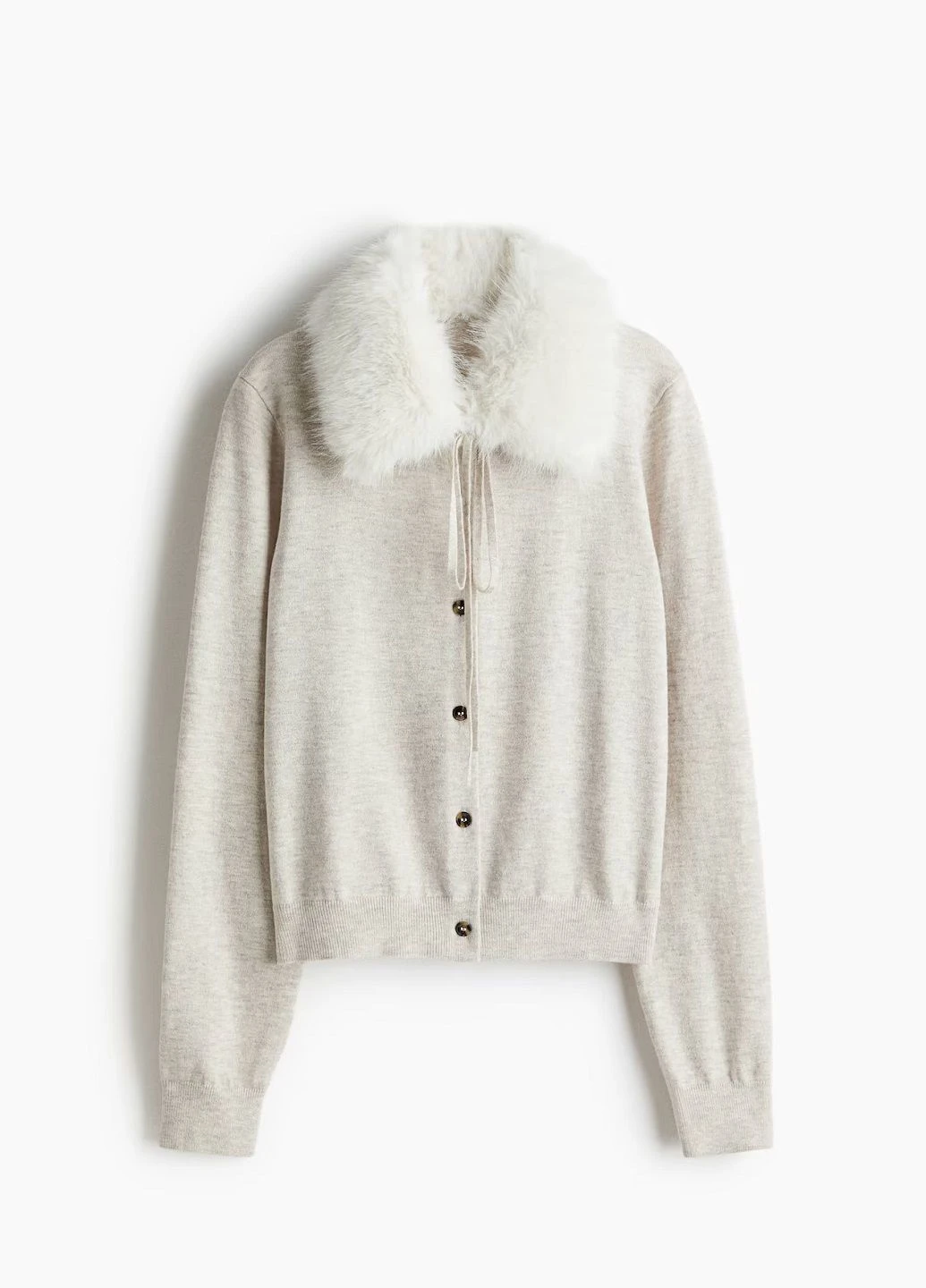 Светло-бежевый демисезонный кардиган H&M