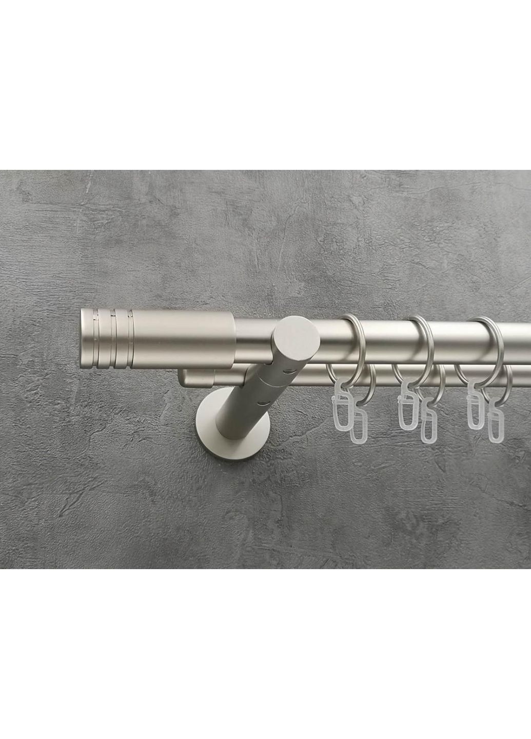 Карниз Модуло гладка штанга подвійний універсальний 25/19 мм 320 см Сатин Quadrum (352783032)