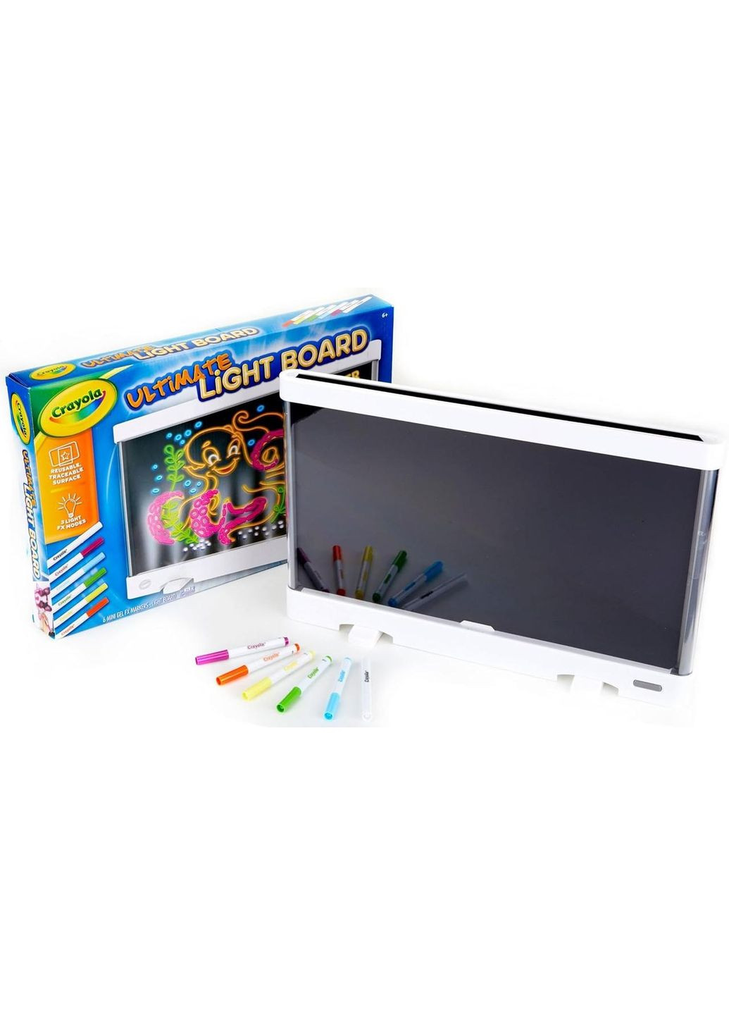 Ultimate Light Board. Прозрачная доска для рисования. Детский графический планшет с подсветкой Крайола Crayola (365251549)