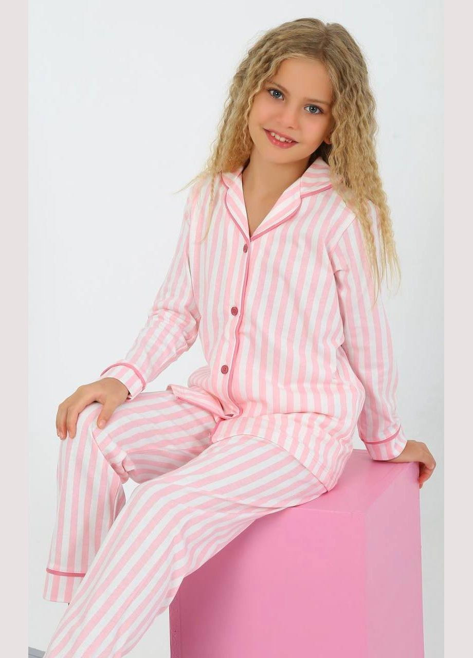 Рожева всесезон піжама в стилі vs дів. 48308 Vitmo