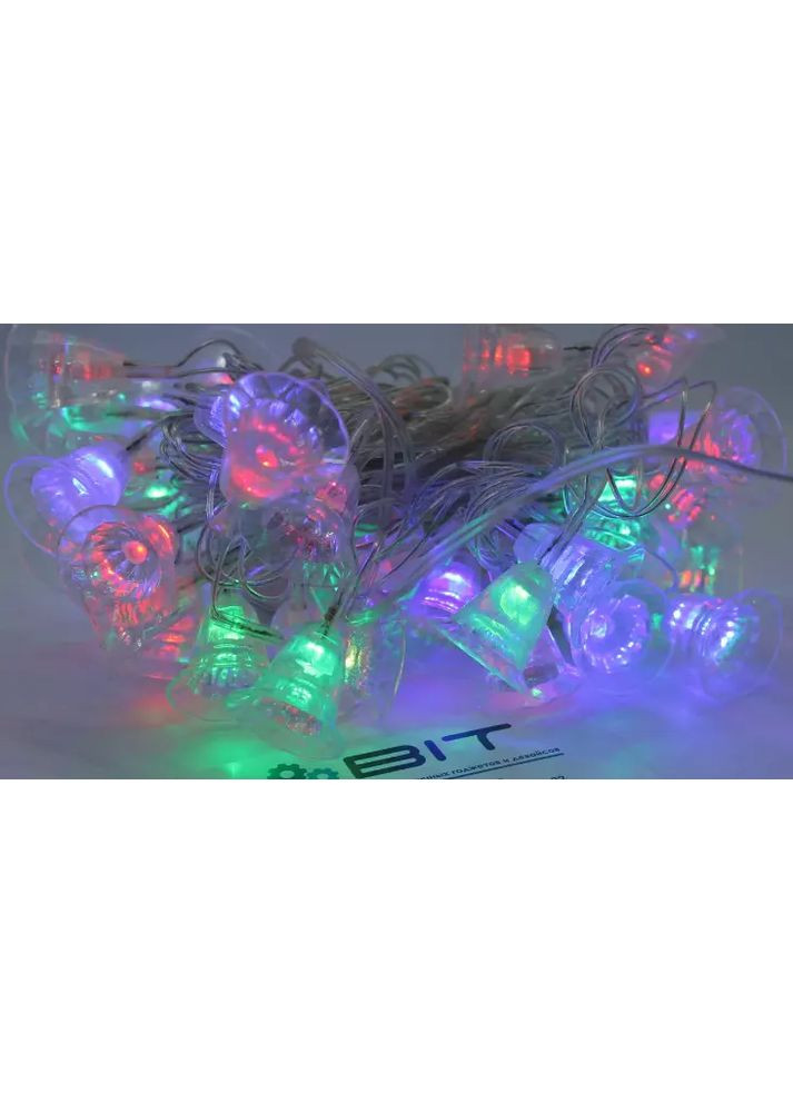 Светодиодная гирлянда Колокольчики 40шт 6м 220V Микс Digital (363834353)