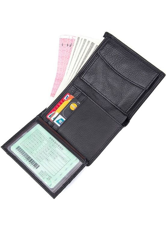 Кошелек 14598 кожаный Черный Vintage (331913092)