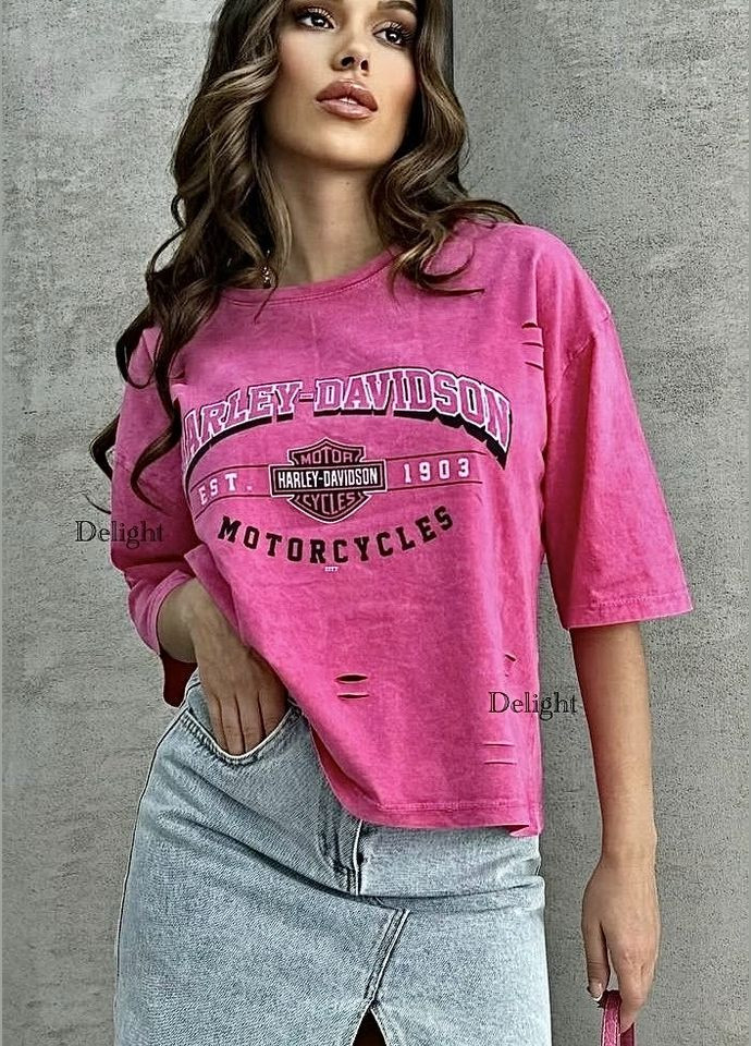 Трендова футболка варьонка натуральна відмінної якості No Brand - (333940791)