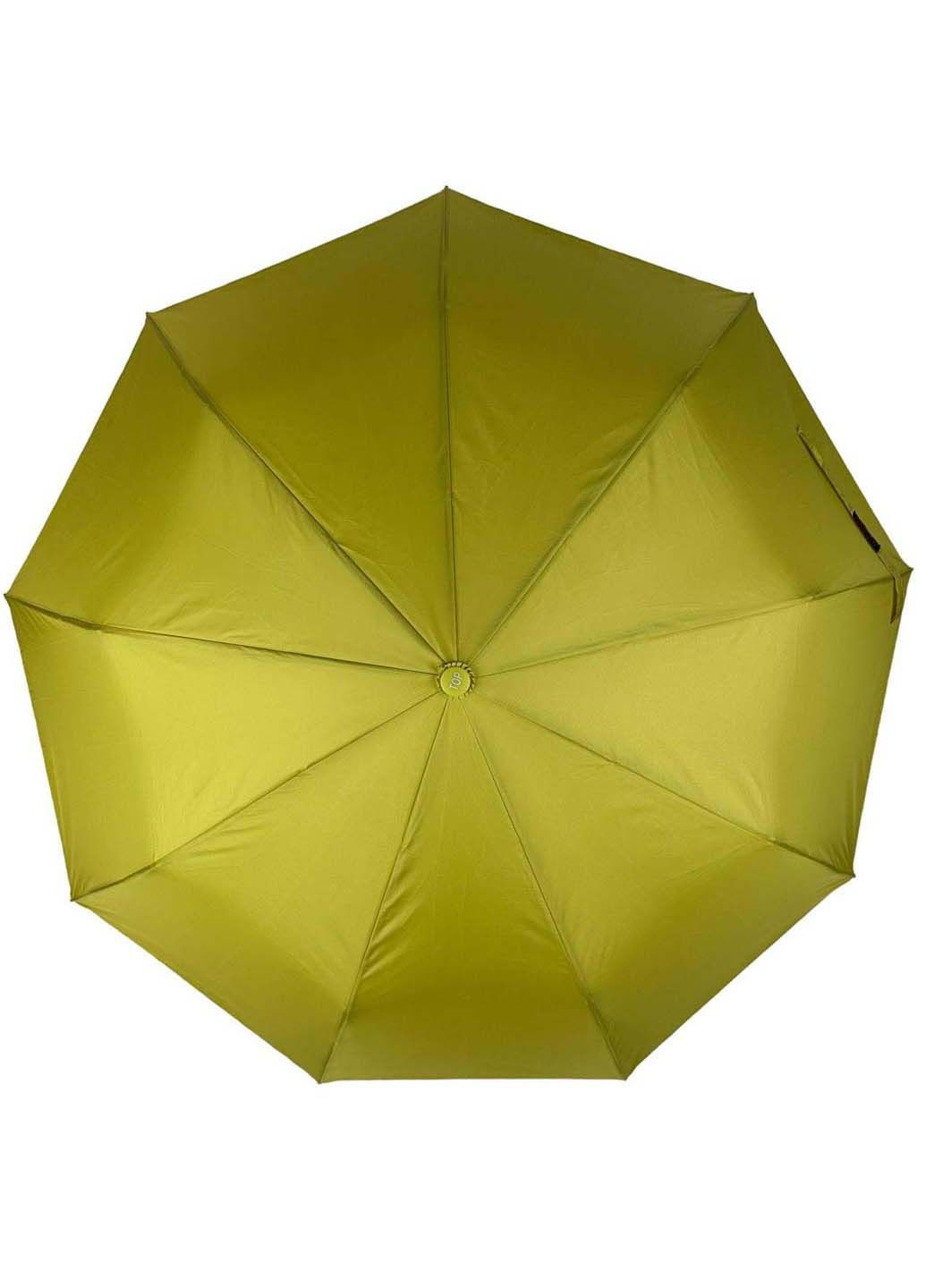 Женский однотонный зонт полуавтомат на 9 спиц Toprain (289977339)