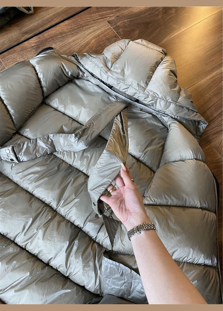 Темно-серый демисезонный Пуховик Forza Viva