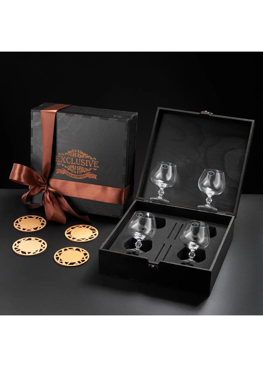 Набір 4 бокали Sterna 250 мл для коньяку Bohemia (364550547)