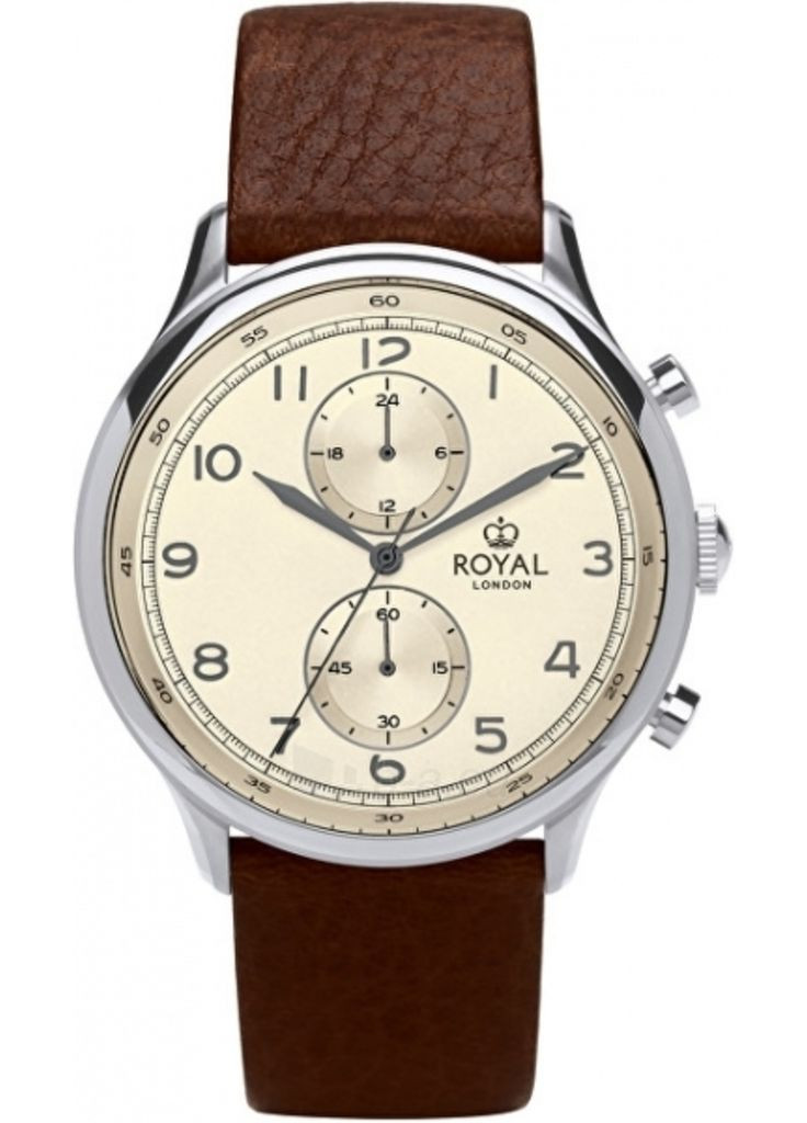 Часы Fulham 41385-02 кварцевые классические Royal London (283622320)