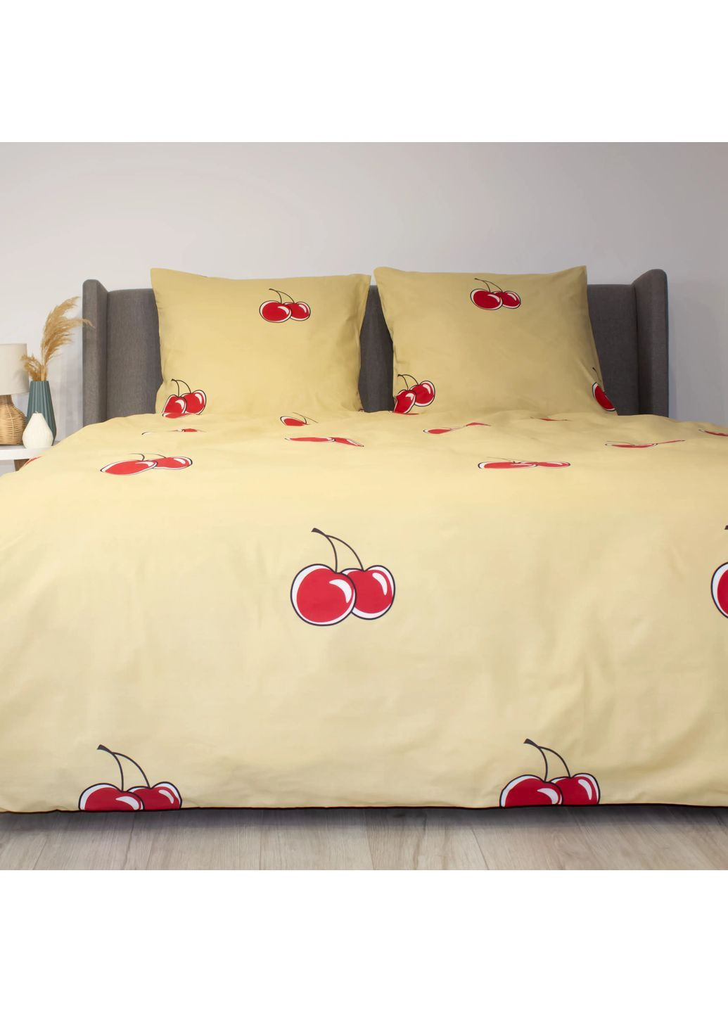 Двуспальный комплект постельного белья Бязь с наволочками 70*70 см, 115 гр/м2 Coffee Cherry Коричневый (19710180215) ТЕП (365851683)