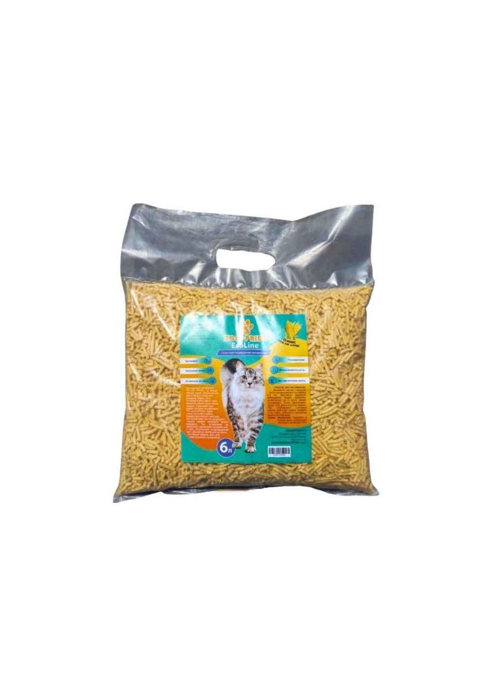 Наповнювач кукурудзяний 2,5кг без аромату CLASSIC (6л) Zoo-Pride (357222778)