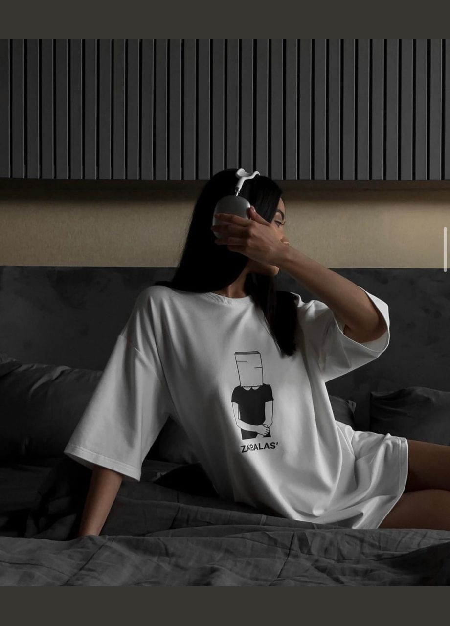 Удлиненная футболка Fashion - (333088279)