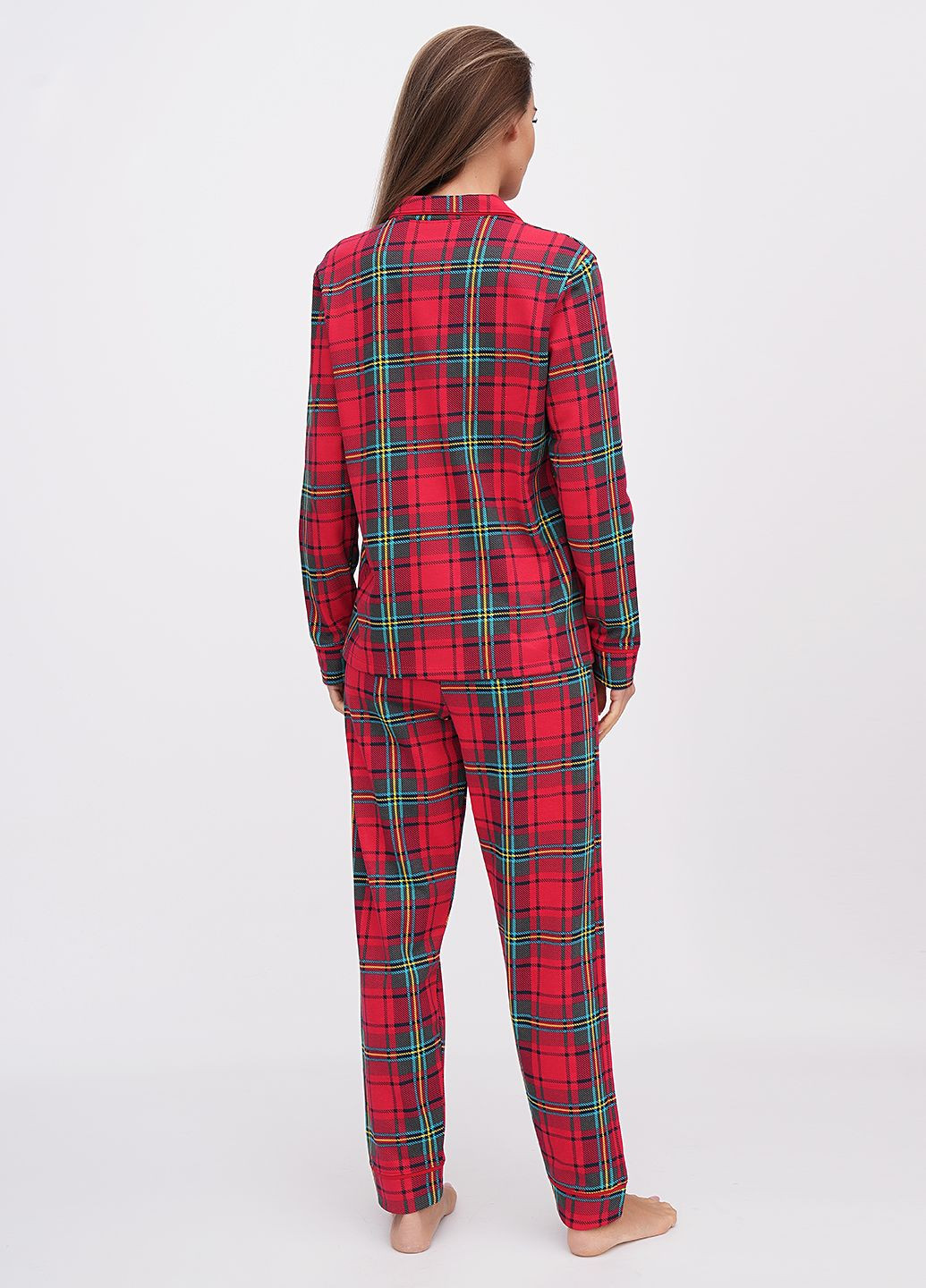 Красная зимняя пижама Lucci