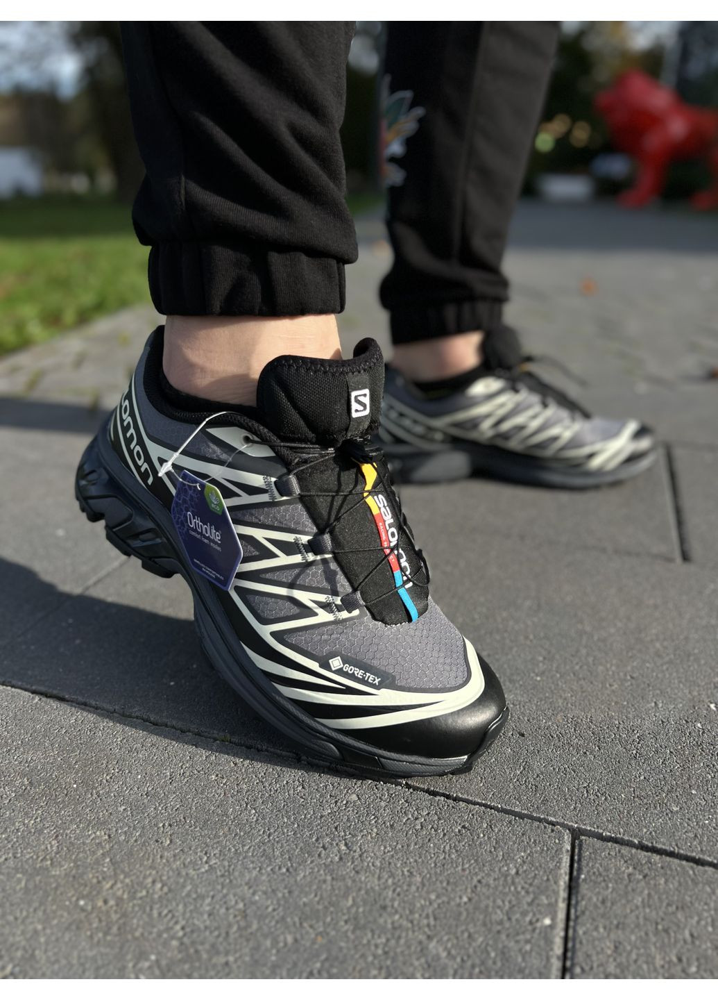 КРОССОВКИ ЖЕНСКИЕ SALOMON XT-6 EXPANSE GREY BLACK WHITE САЛОМОН XT-6 No Brand серые демисезоны (367168295)