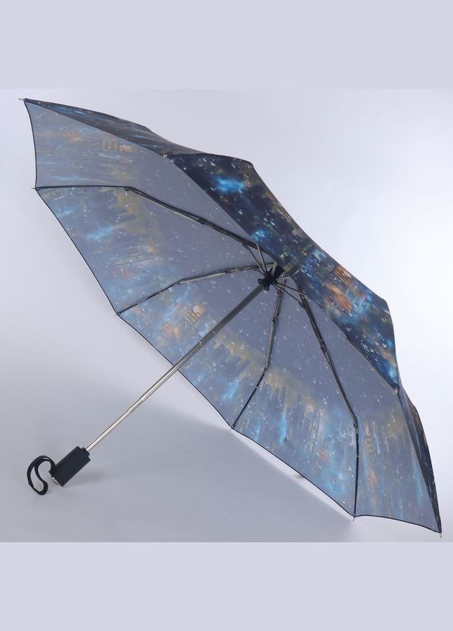 Комбинированный женский зонтик складной антиветер полный автомат Trust средний система антиветер (346872026)