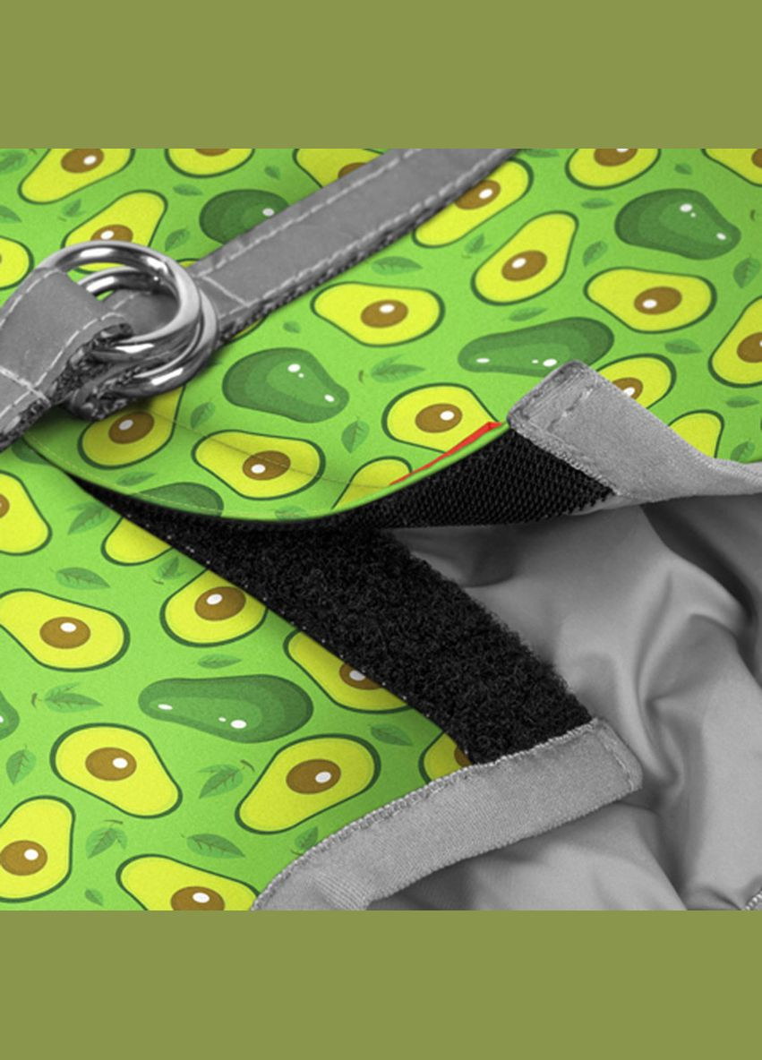 Шлея для собак м'яка Clothes "Авокадо" XS2, В 28-31 см С 20-22 см WAUDOG (279563972)