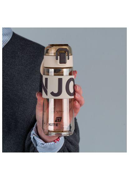 Пляшка для води (K25-1232-3) Kite 550 мл коричнева (370014873)