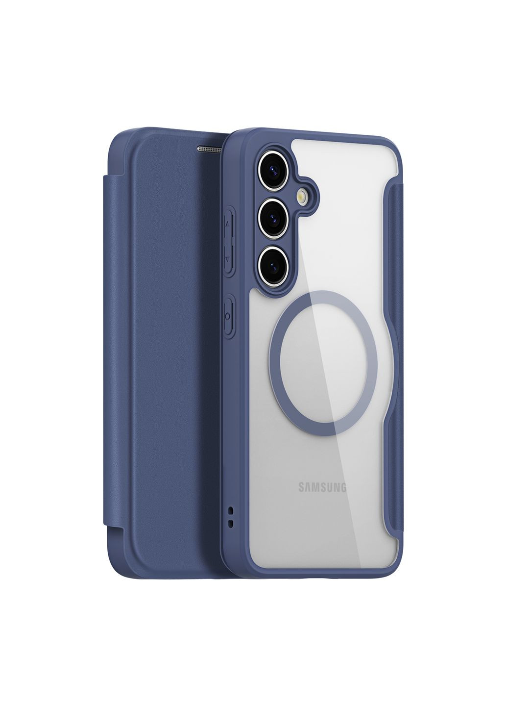 Чехол-книга Skin X Pro with MagSafe Samsung Galaxy S24+ 5G (S926) Цвет Blue Dux Ducis (335874263)