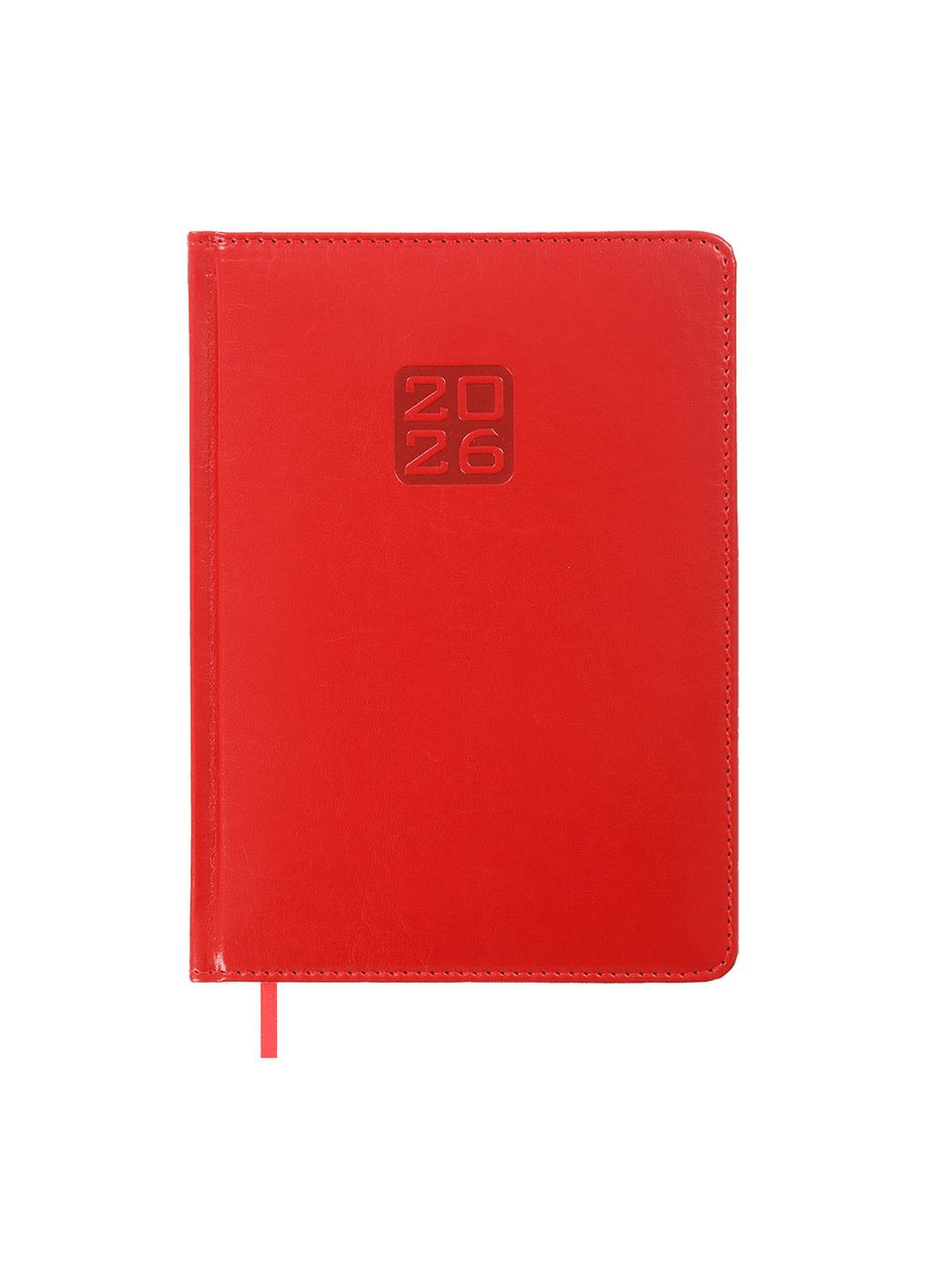 Ежедневник А5 2026 BRAVO красный датированный Buromax (304288893)
