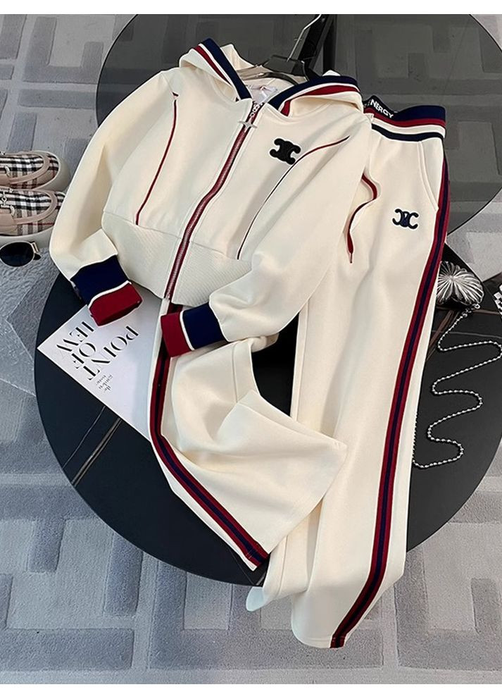 Жіночий білий трикотажний костюм Білий Number Nine (363261669)