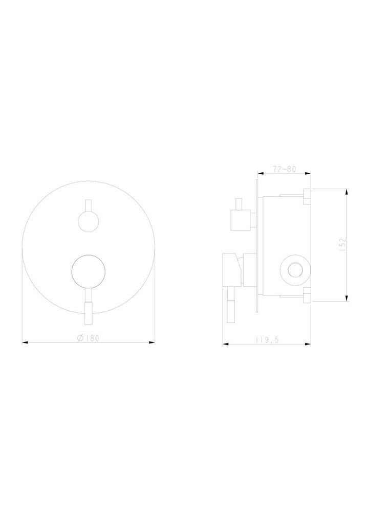 Душевая система EKO17B-01-BLACK, нержавеющая сталь, черный Wezer (372994919)