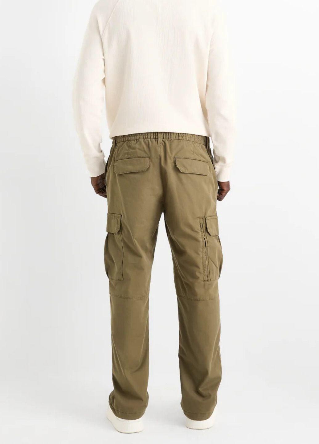 Хаки повседневный демисезонные брюки C&A