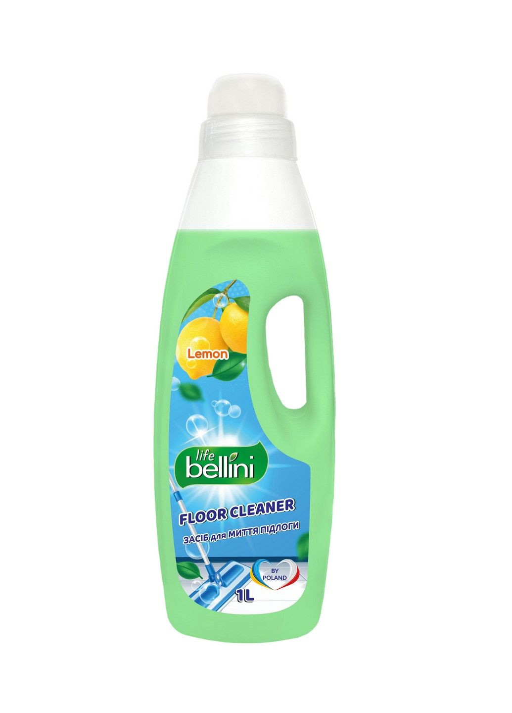 Средство для мытья полов с ароматом лимону 1л Bellini Life (282751315)