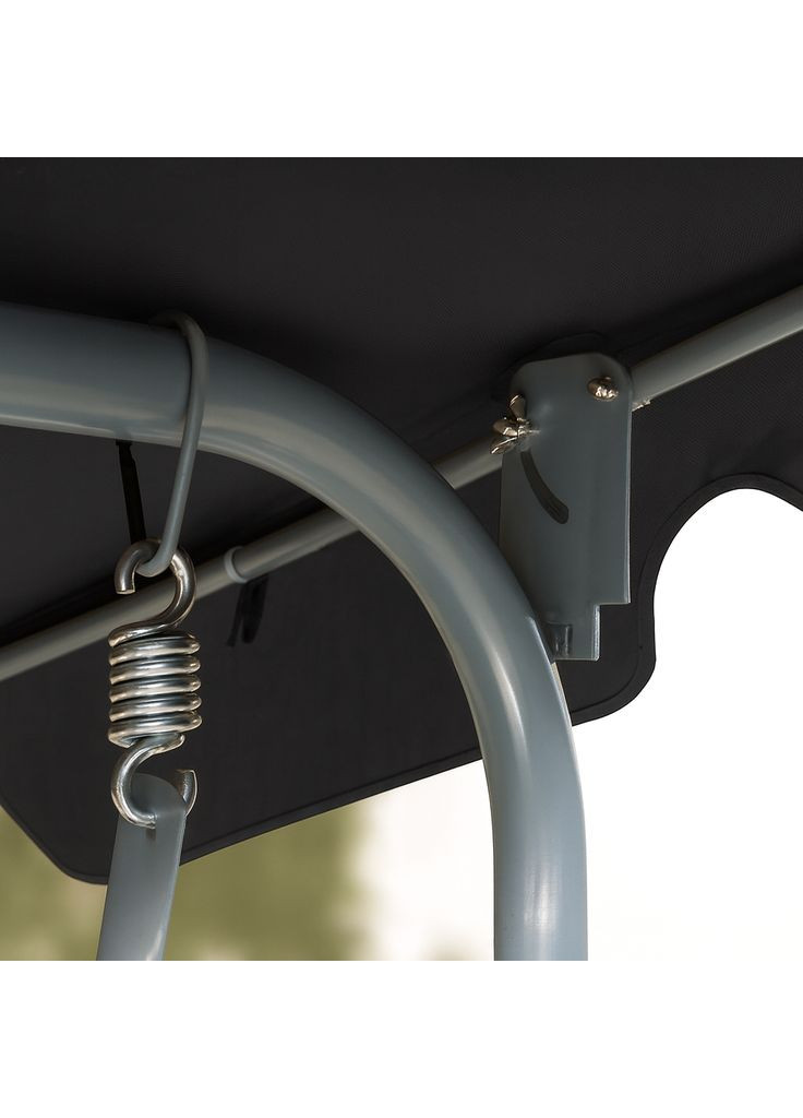 Качели с подушками на 3 человека Relax Black LEOBRO (361852308)