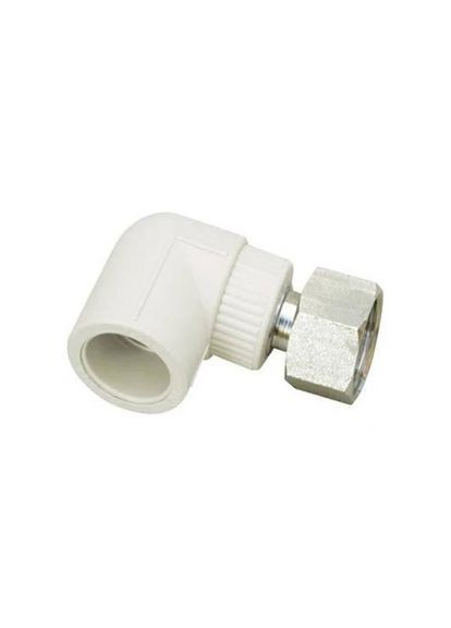 PP-R Кут поліпропіленовий з накидною гайкою 25х3/4''в No Brand (362492559)