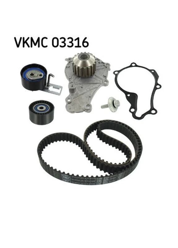 Комплект ремня ГРМ с помпой VKMC 03316 SKF (399315797)