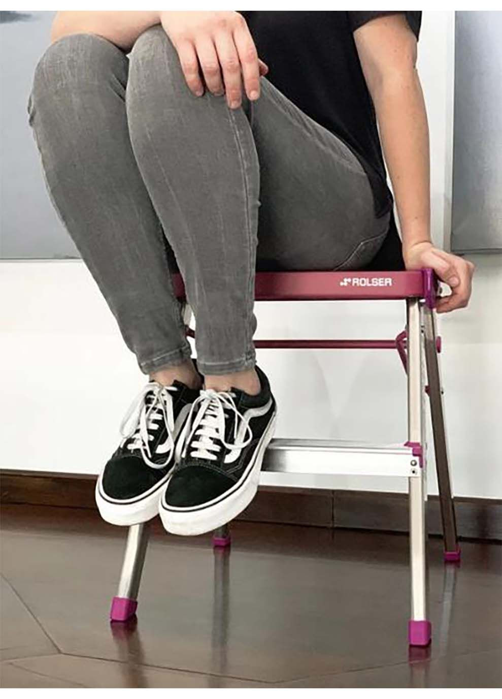 Драбина Taburete M/2 2 щаблі Malva Rolser (367188714)