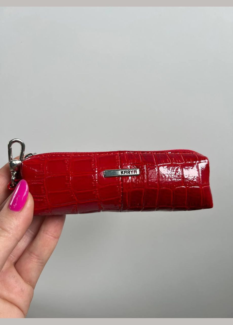 Ключниця Туреччина натуральна шкіра на змійці червона Karya (341323128)