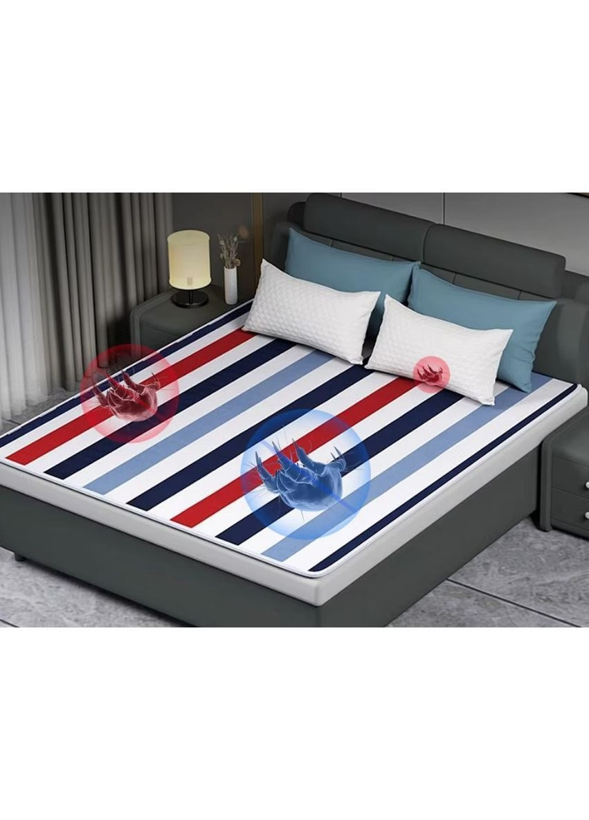 Односпальне електропростирадло з підігрівом від електромережі та вбудованим терморегулятором 150×70 см (2104618914) No Brand (372466564)