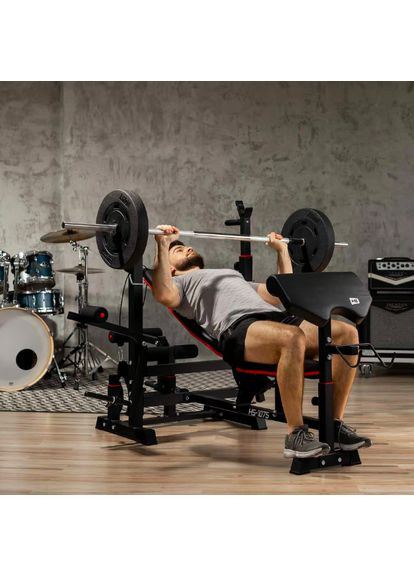 Скамейка тренировочная HS-1075 Pro с партой Скотта Hop-Sport (365718047)