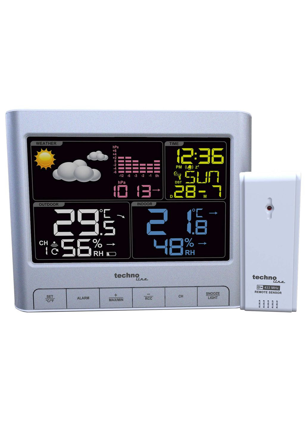 Метеостанция WS6449 Silver (WS6449) Technoline (315937217)