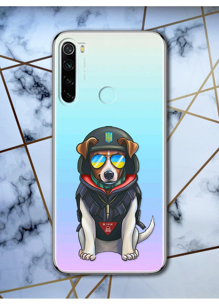 Прозорий чохол на Xiaomi Redmi Note 8 патріотичний дизайн Пес Патрон принт 4 Creative (359482155)