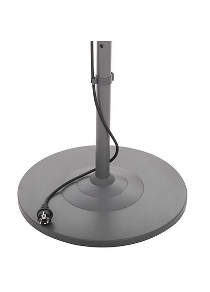 Обігрівач для патіо тераси веранди кварцовий окремостоячий 2000 Вт IP24 з регулюванням висоти та нахилу безпечний вуличний Camry (367108370)