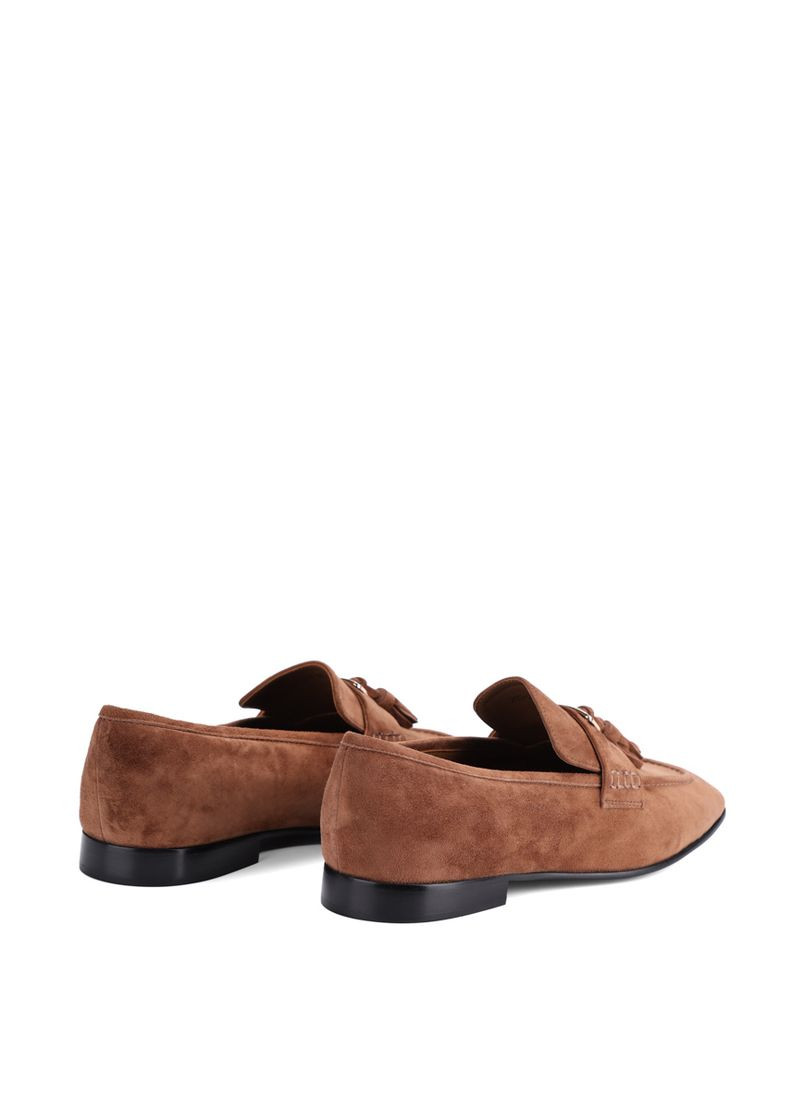 Коричневые женские слипперы 203-24205-02-1 коричневый велюр MIRATON