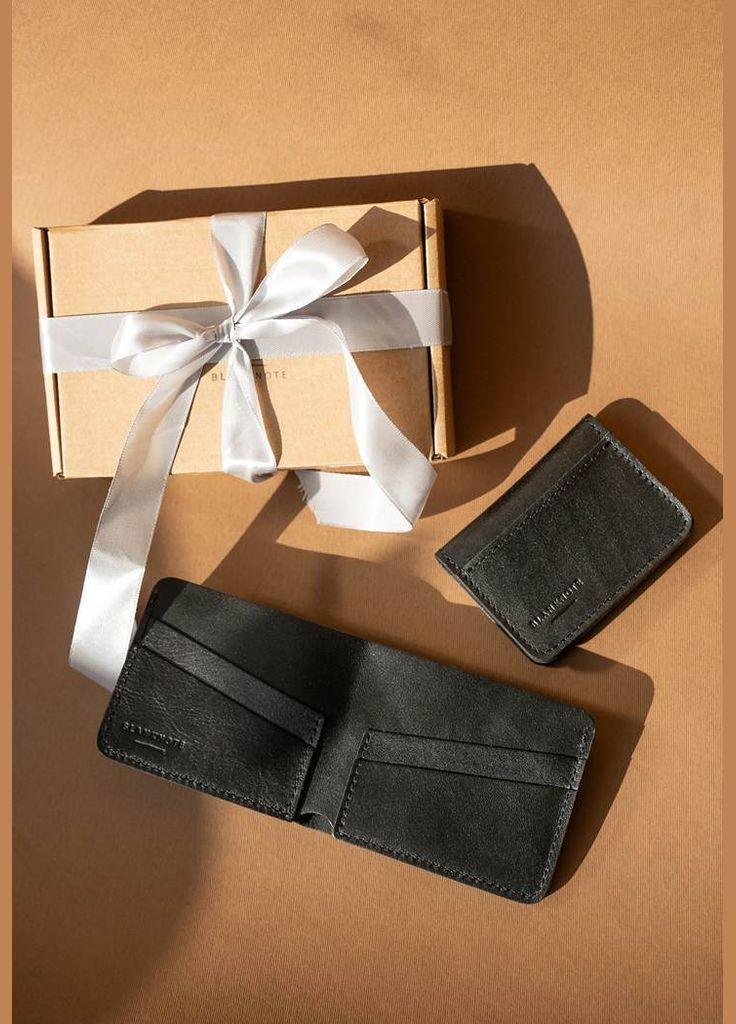 Чоловічий подарунковий набір шкіряних аксесуарів Нью-Йорк (A-026229) BlankNote (328444857)