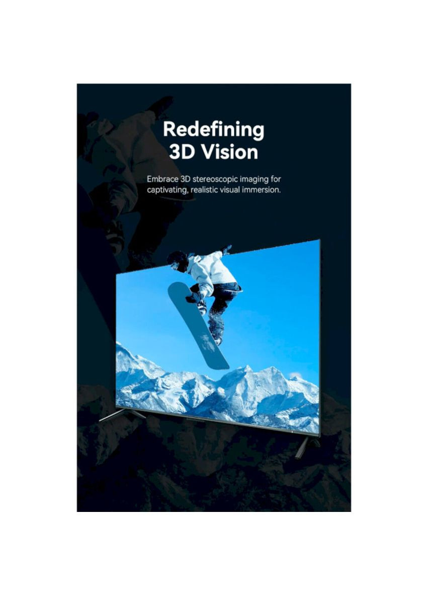 Сплітер 4K 1x8 HDMI Splitter Black Aluminum Alloy Type EU Standard Vention (315142715)