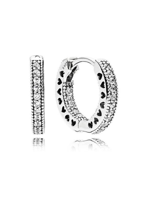 Срібні сережки Серця No Brand (330769053)