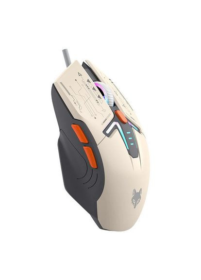 Проводная игровая мышь XUNFOX H6 RGB Механический стиль 3600 DPI No Brand (326800904)