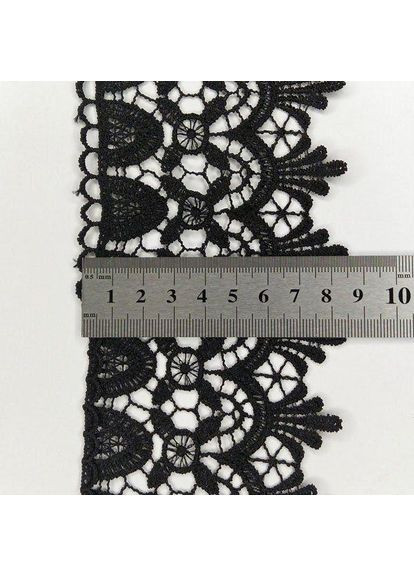 Мереживо макраме 9см (13м) Колір - Чорний (06-SF3119-7) Plus-plus (352746355)