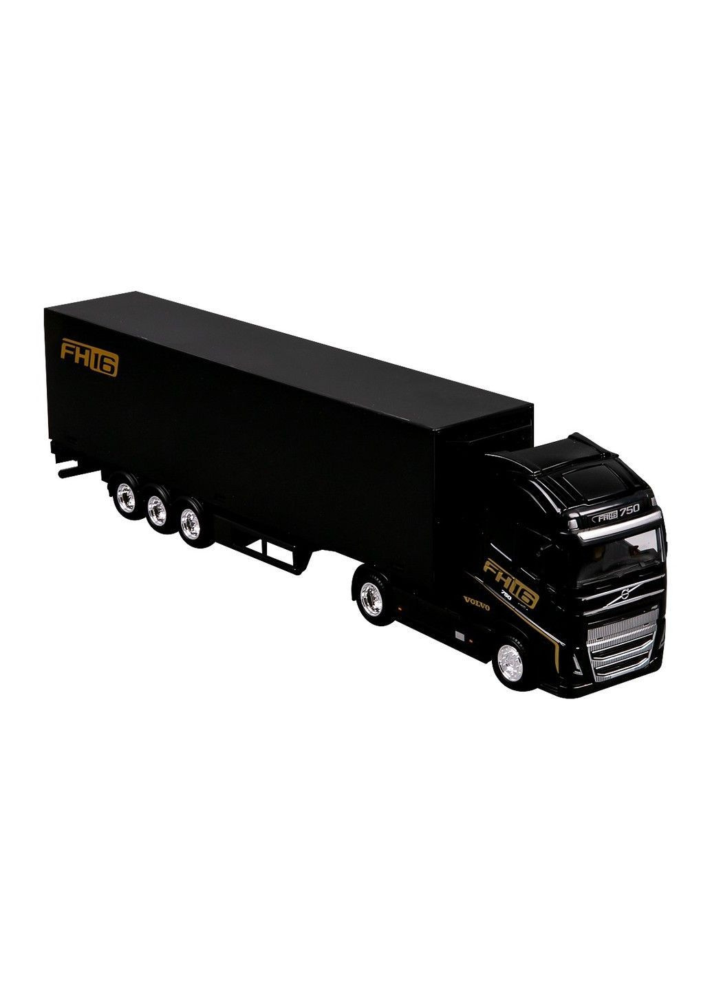 Автомодель - Фура Volvo FH16 Globetrotter 750 XXL (чорний) Bburago (387965062)
